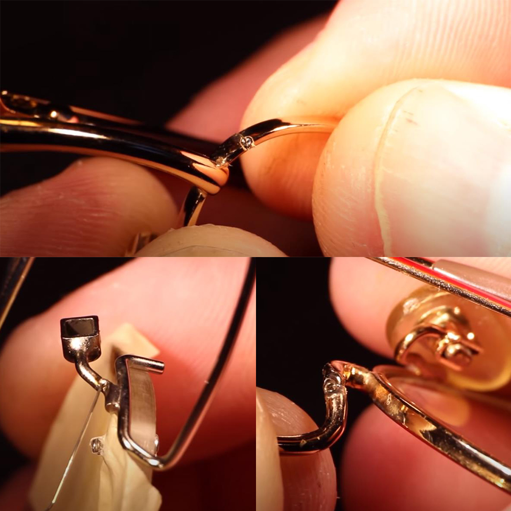 eyewear frame welding