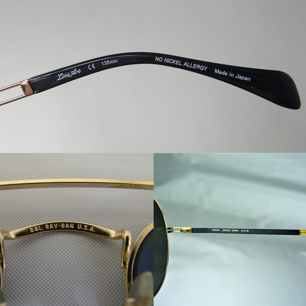 eyewear legs marking