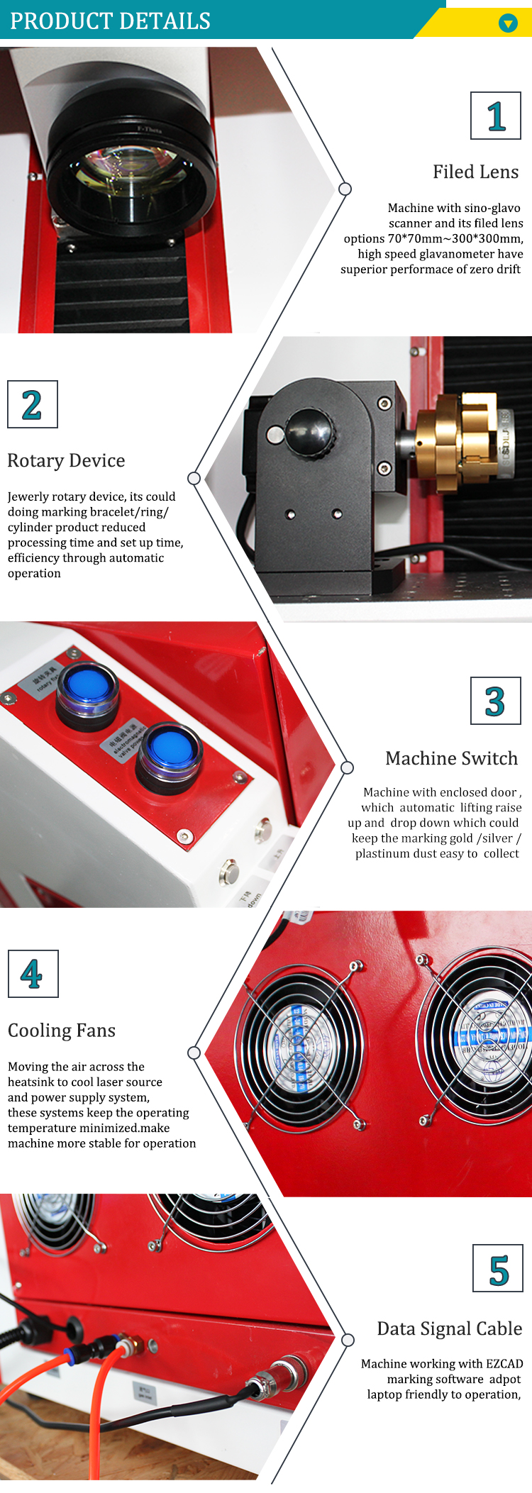 reasonable price laser marking machine for jewelry