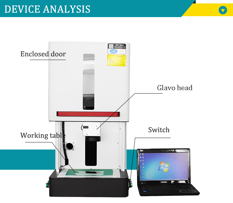 laser machine parts marking housing cabinet