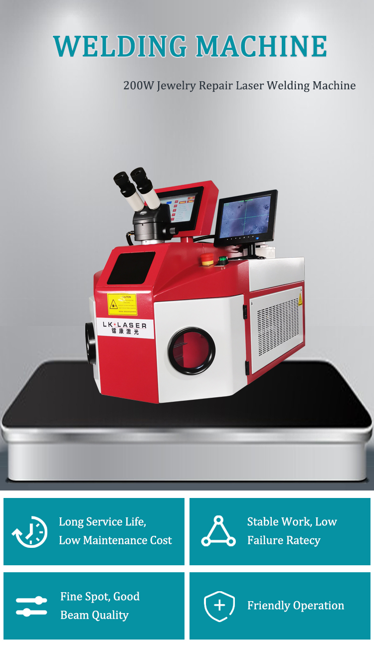 200w jewelry laser welding machine desktop