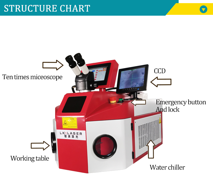 200w jewelry laser welding machine for