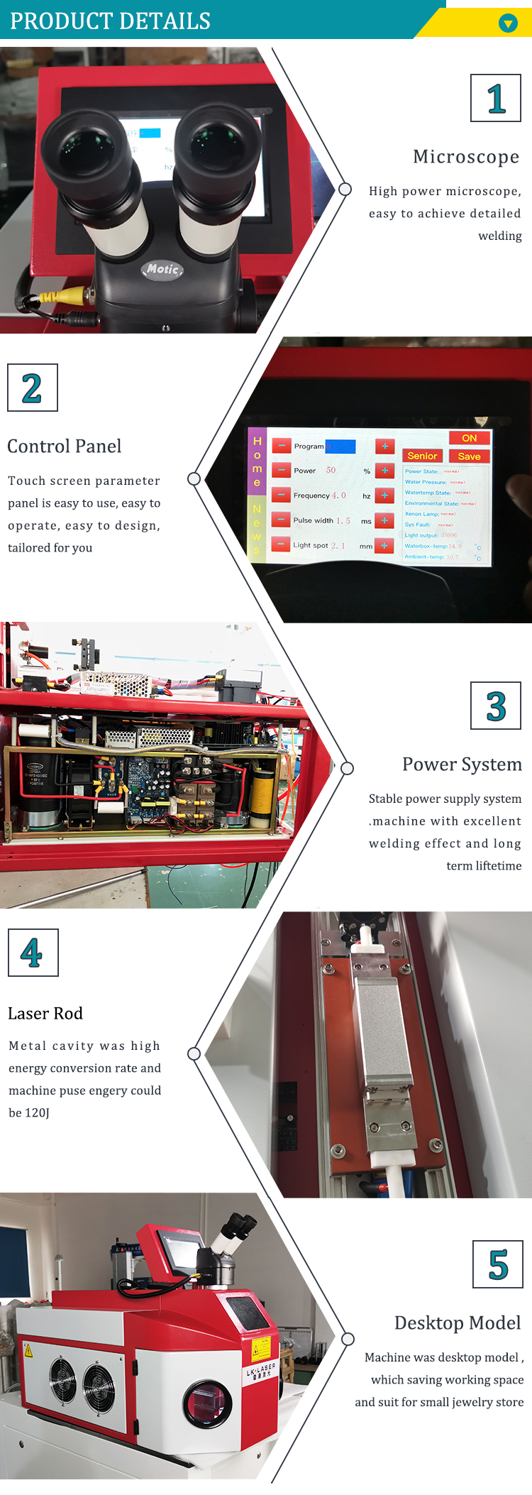 200w automatic laser jewelry welding machine