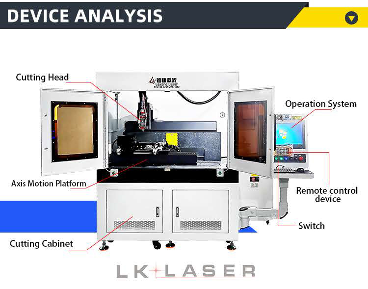 enclosed medical tube laser cutting machine 