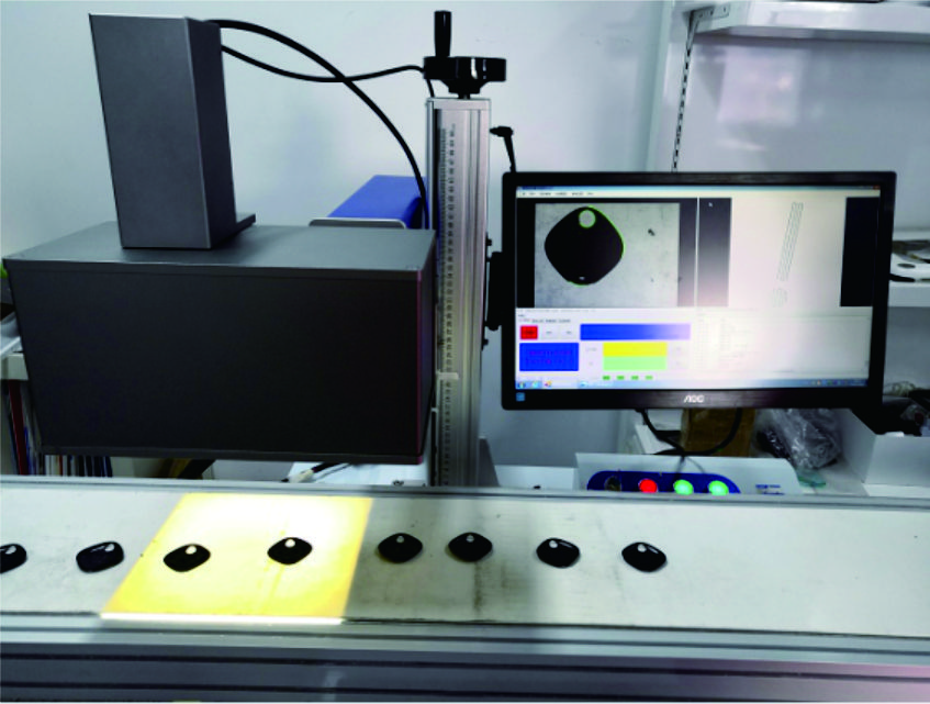 vision laser marking machine 