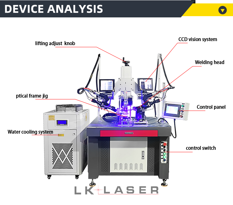 double head laser welding machine 