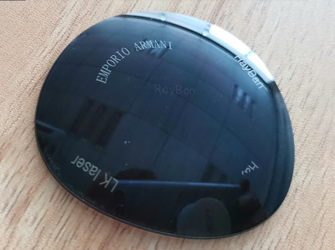 eyewear lens laser marking