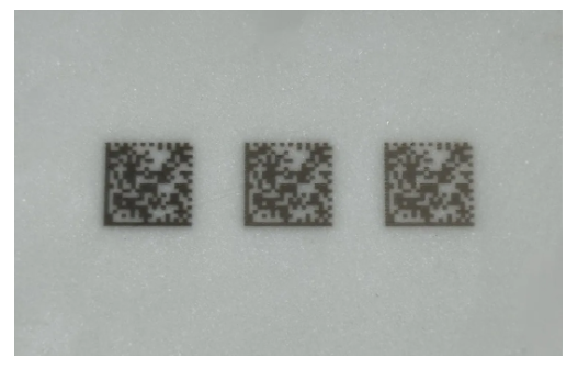 ceramic laser marking sample 