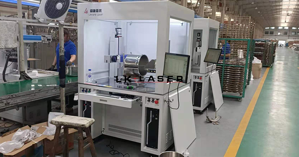 stainless steel pot laser marking machine 