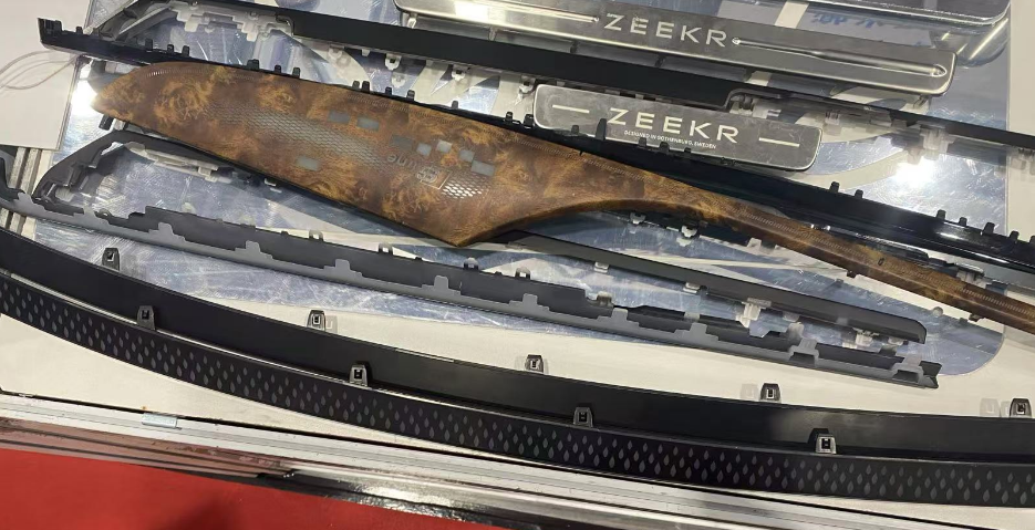  laser paint stripping for trim panel