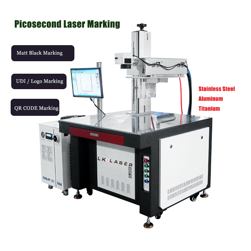 picosecond black color laser marking machine 