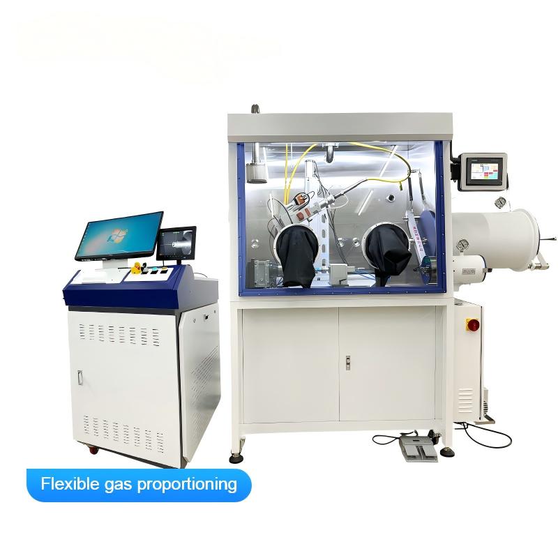 glove box laser welding system 