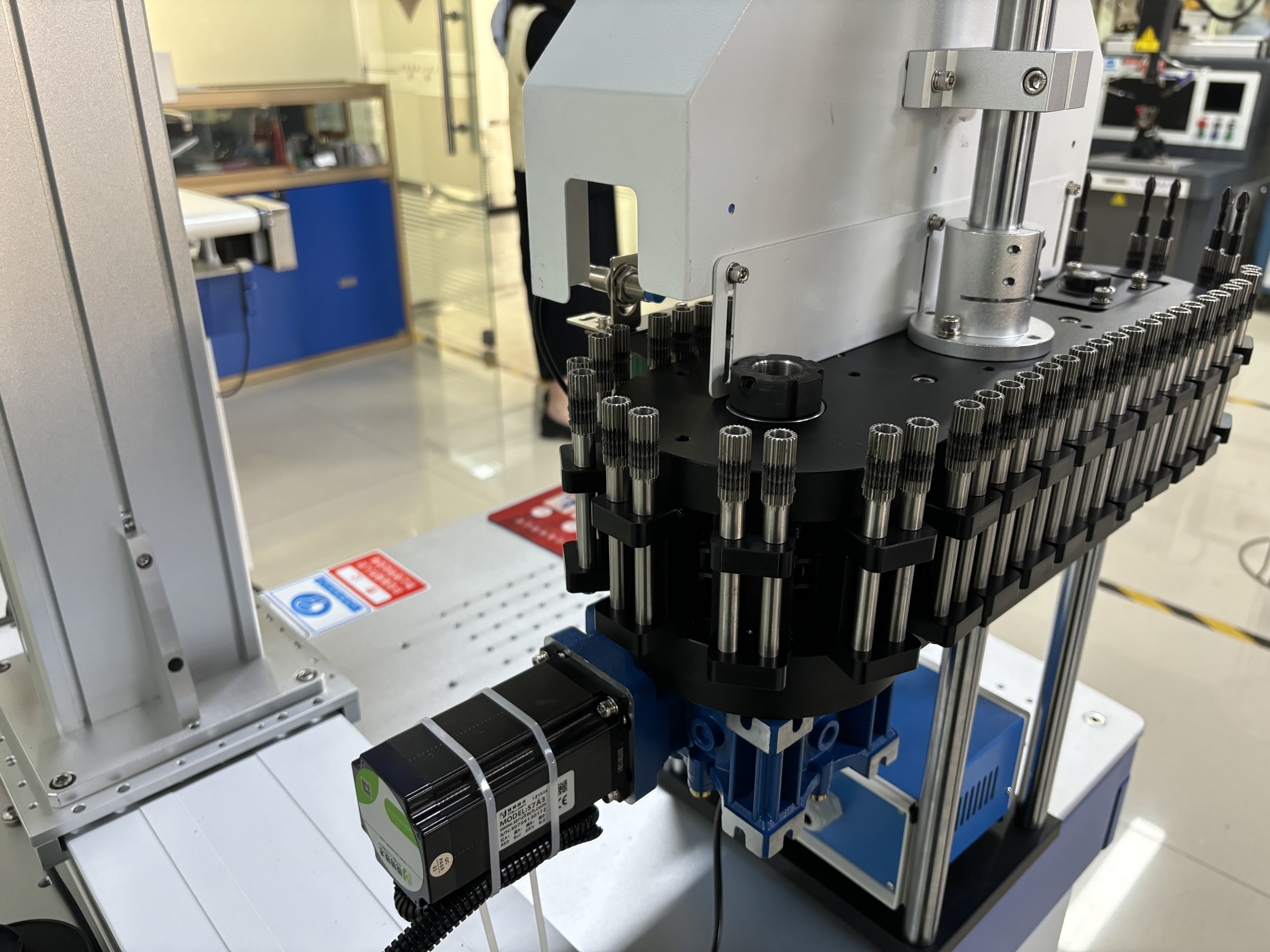 rotary fixture for laser marking machine