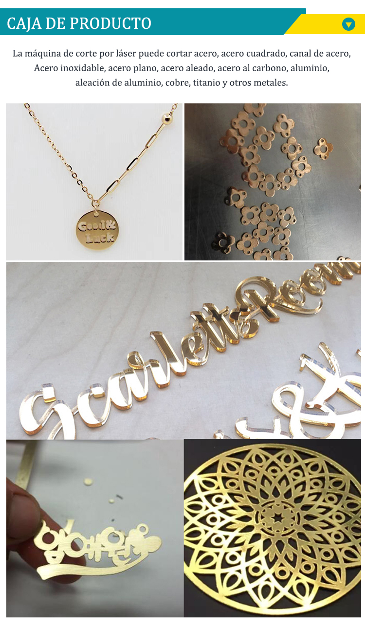 precio de la máquina de corte por láser de plata