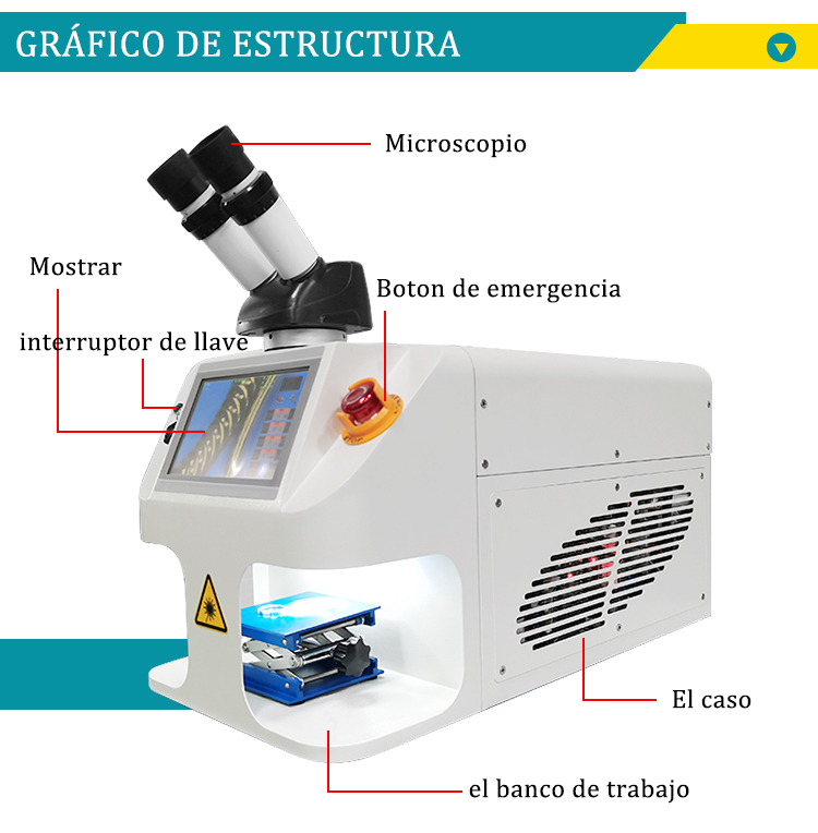 60w joyer&iacute;a m&aacute;quina de soldadura l&aacute;ser