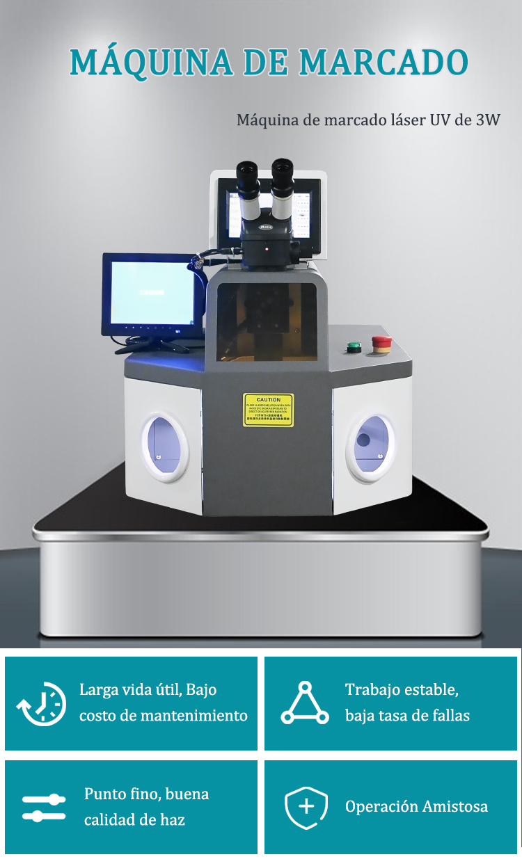 máquina de soldadura láser de joyería de sobremesa