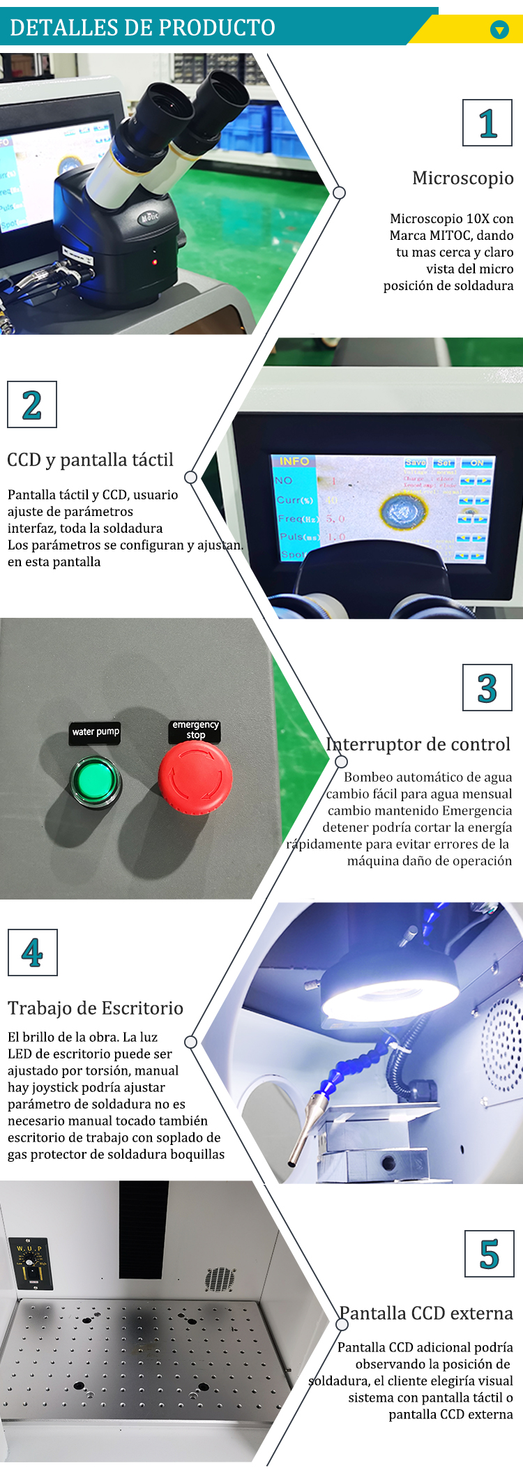 Máquina de soldadura láser para joyería de 200W