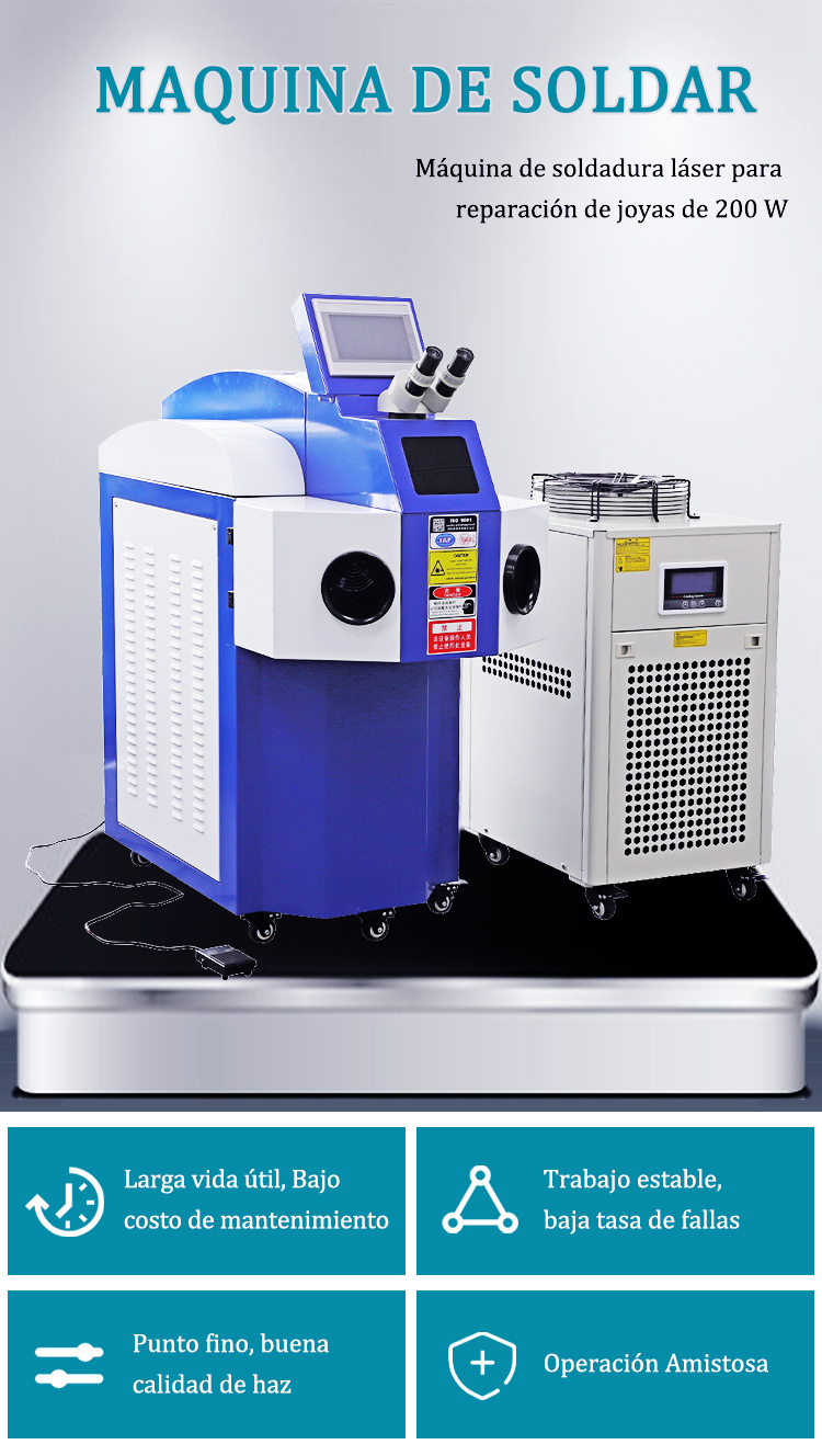 máquina de soldadura láser por puntos