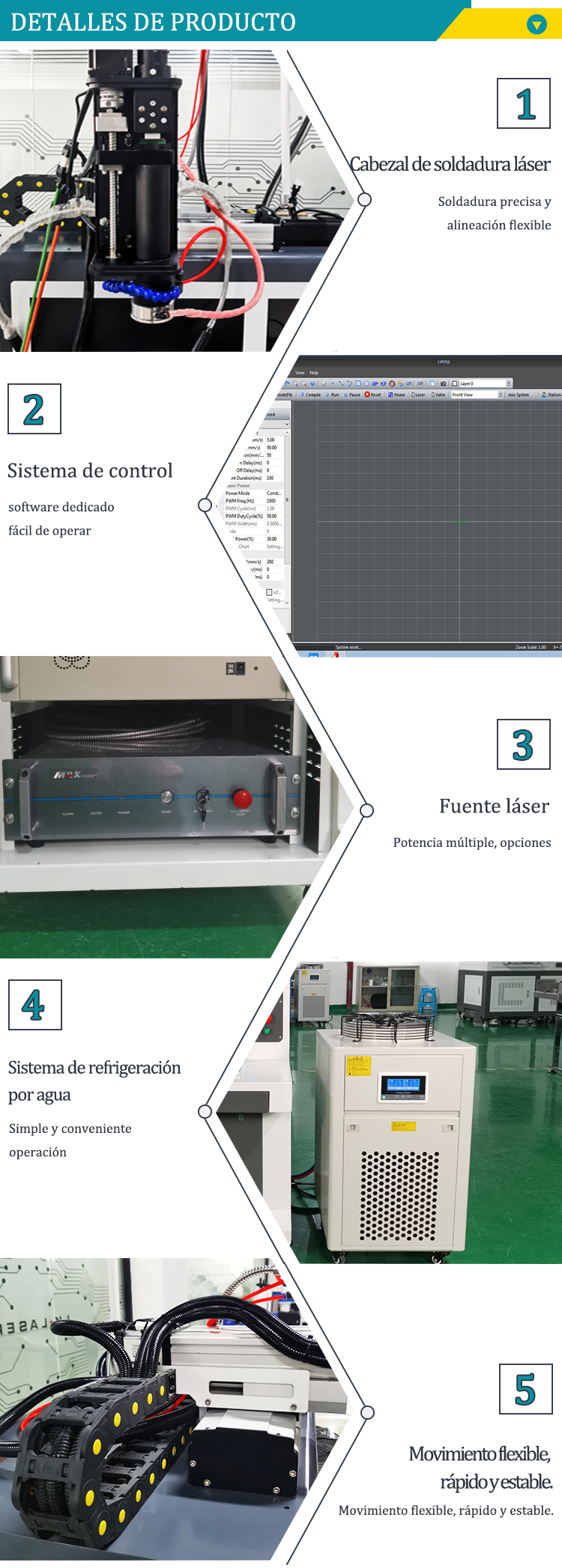 marco de anteojos de soldadura por l&aacute;ser