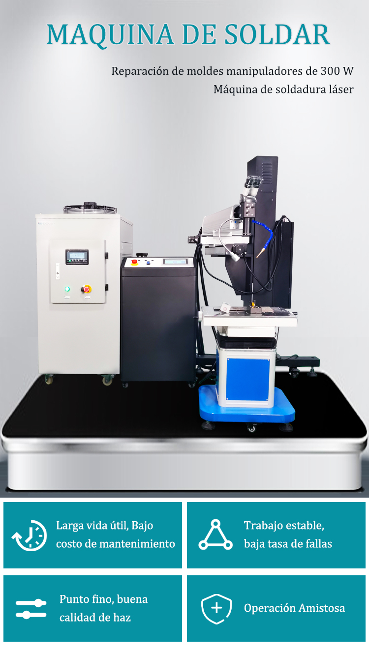 máquina de soldadura láser de molde grande