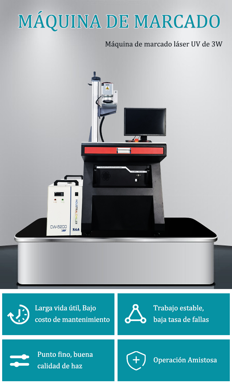 fabricante de máquina de marcado láser uv 5w 3w