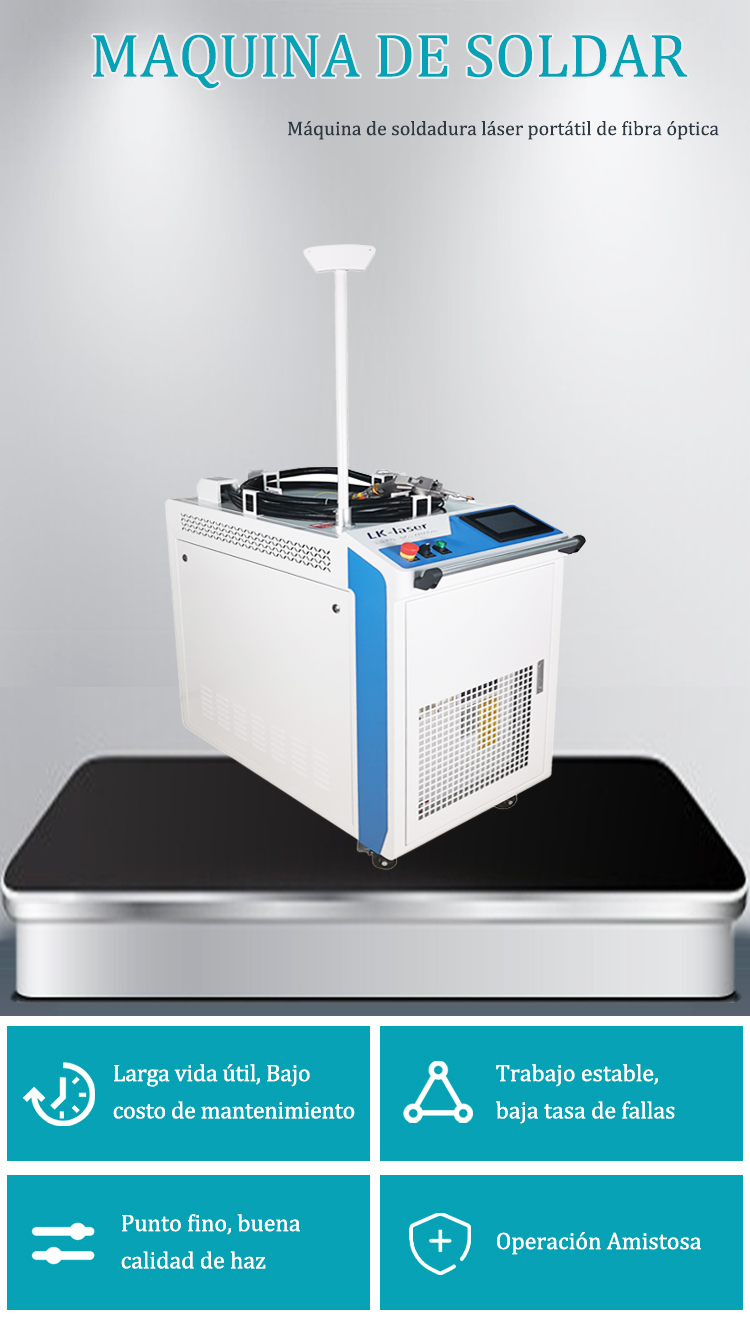 Máquina portátil de corte y soldadura por láser de fibra