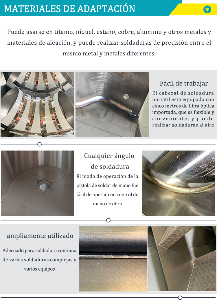 máquina de soldadura láser de mano de metal guangdong