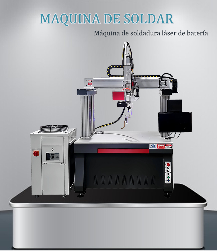 máquina de soldadura láser de batería