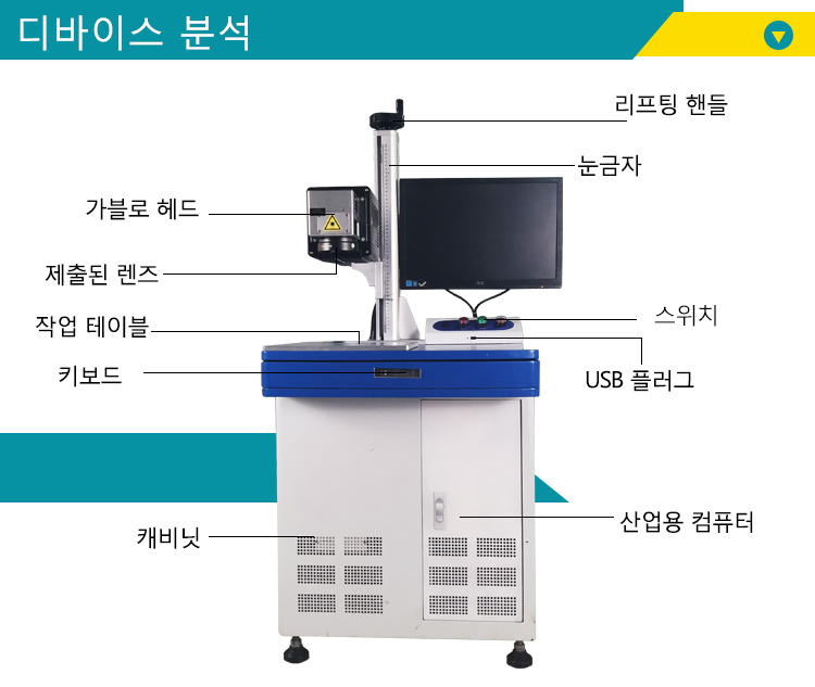 최대 3D 파이버 레이저 마킹 머신