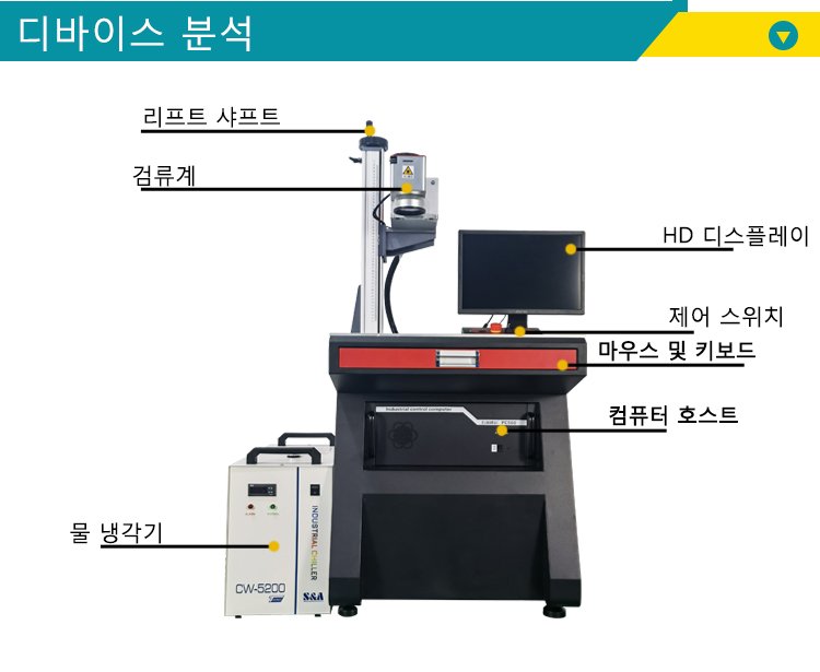 uv 레이저 마킹 머신 10w