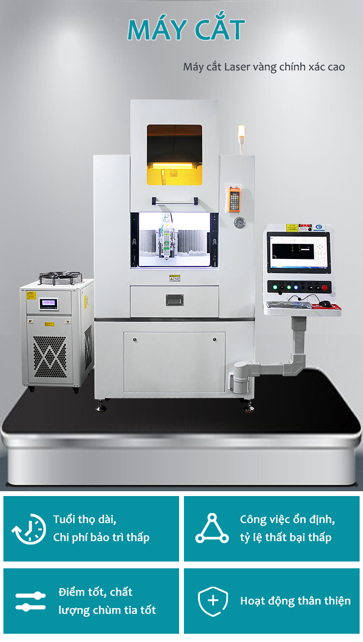 máy khắc laser vàng bạc và cắt