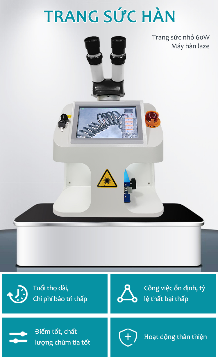 loại máy hàn laser trang sức để sửa chữa vàng