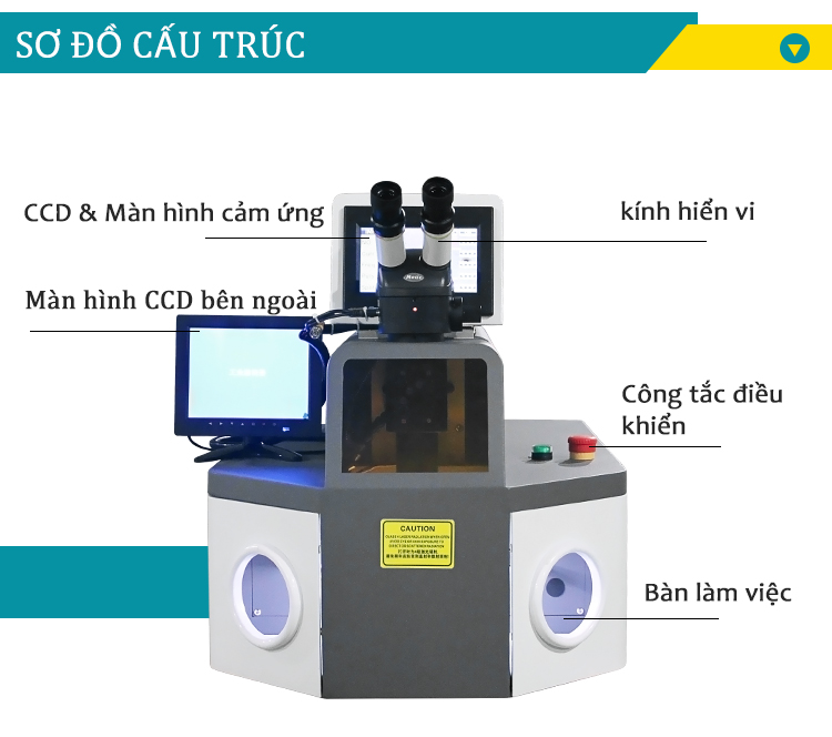 m&aacute;y h&agrave;n laser chia đồ trang sức