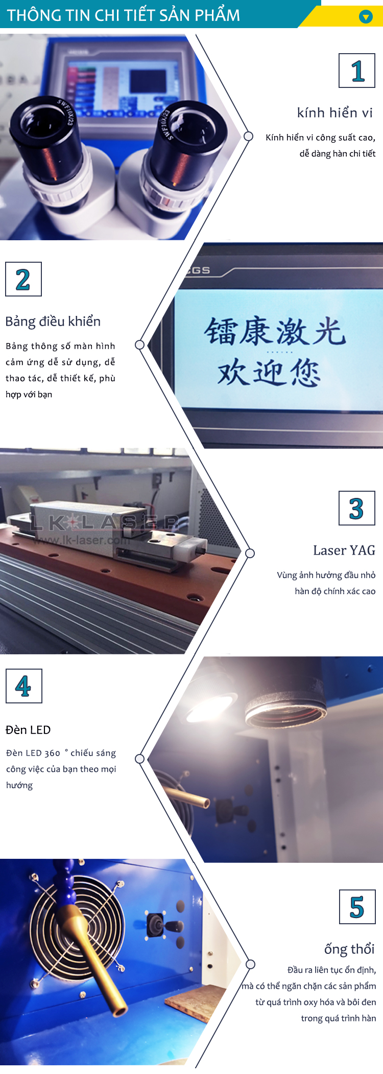 máy hàn laser trang sức 150 j