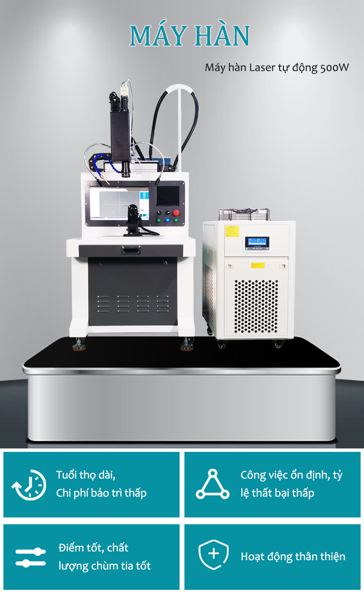 máy hàn laser khung kính nha khoa