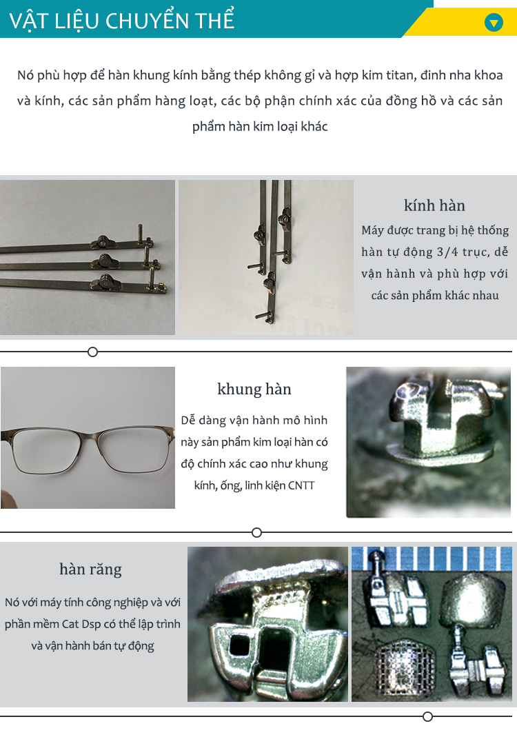 máy hàn khung kính