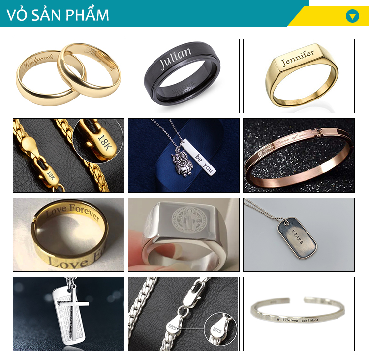 giá máy khắc laser khắc trang sức