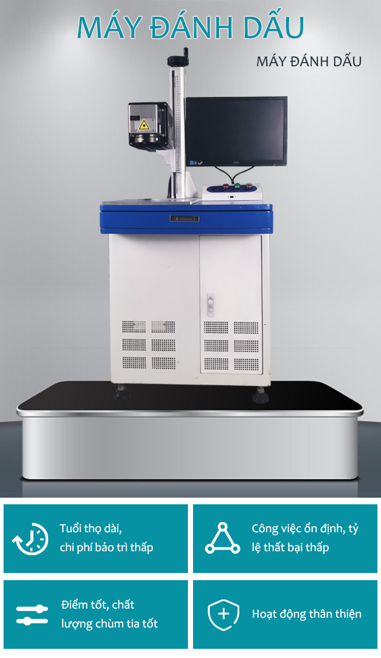 m&aacute;y khắc laser sợi kim loại 3d gi&aacute; tốt