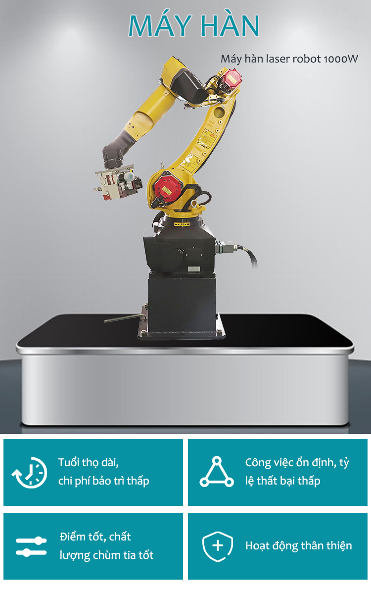 M&aacute;y h&agrave;n laser robot 2000 w gi&aacute; tốt nhất