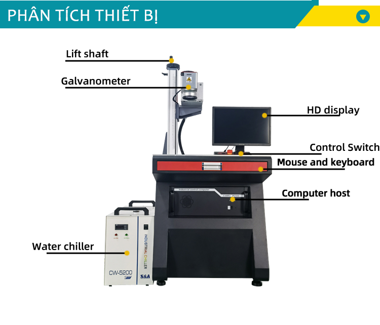 máy khắc laser uv 10w