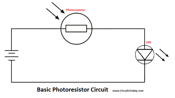 Photo resistor circuit