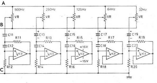 Equalizer IC circuit