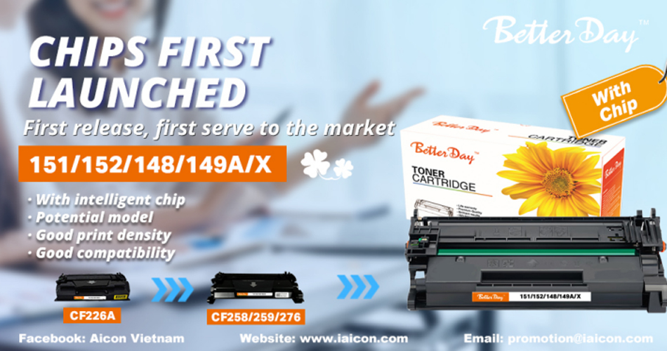 First To Market-151A Series Toner Cartridges With Chip