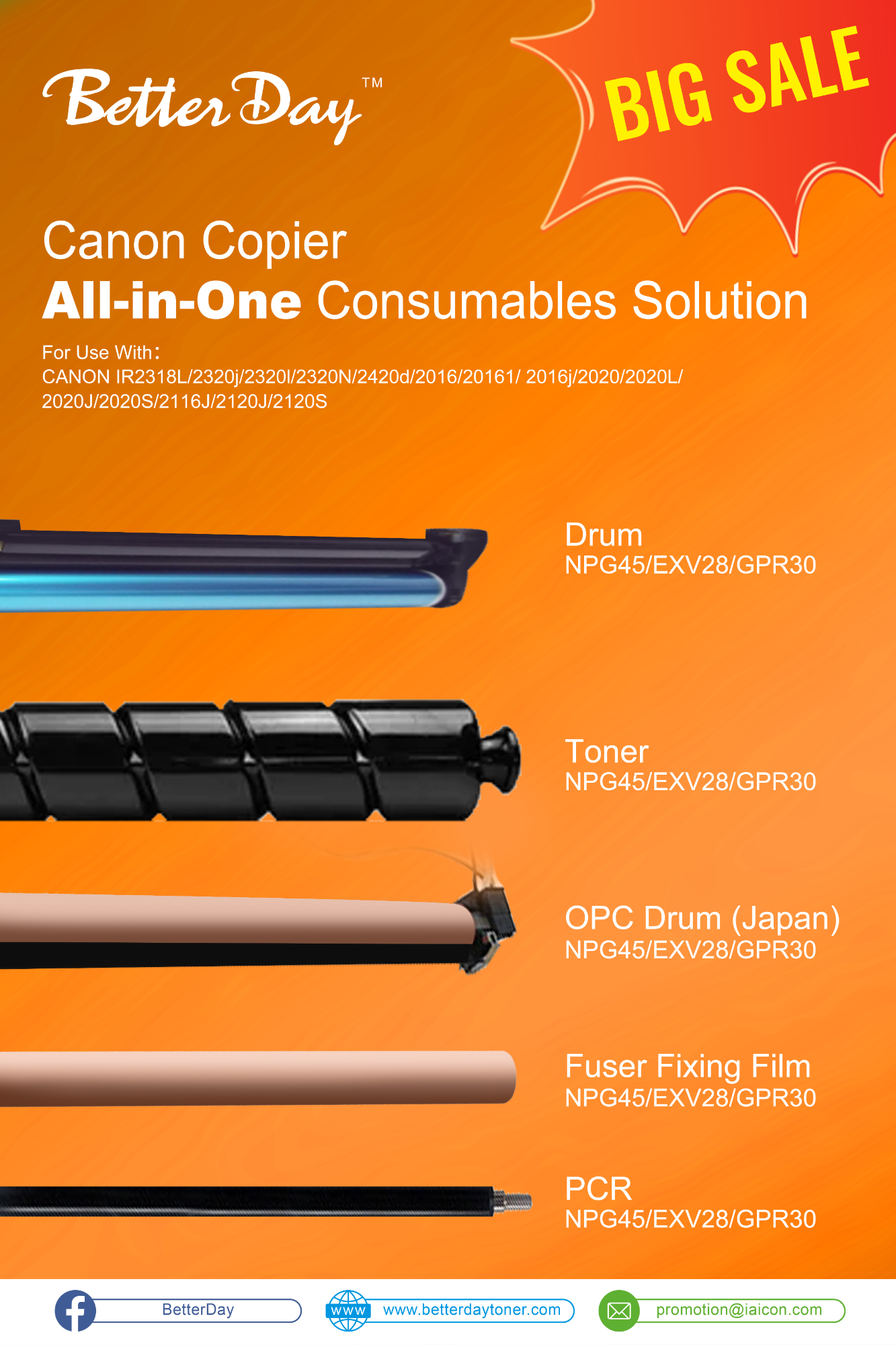 BetterDay Launches All-in-One Consumables Solution for Canon Copiers