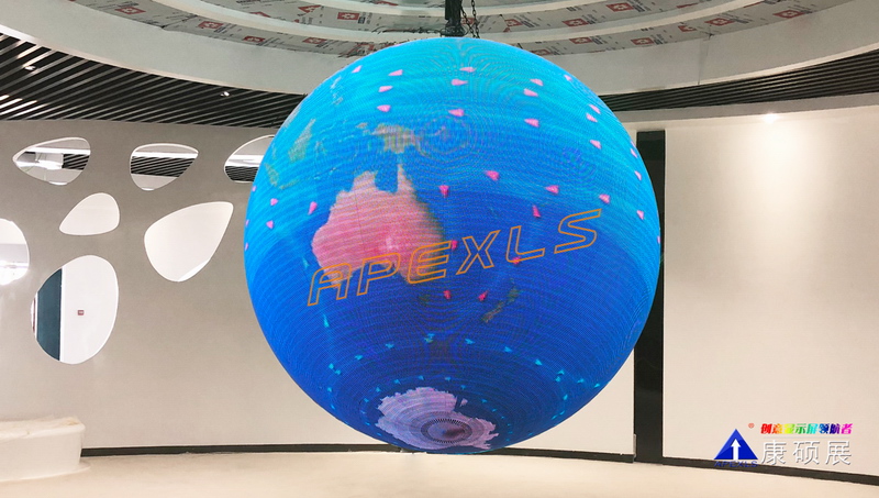 Ledman-Apexls Led Sphere Shining on ASEAN