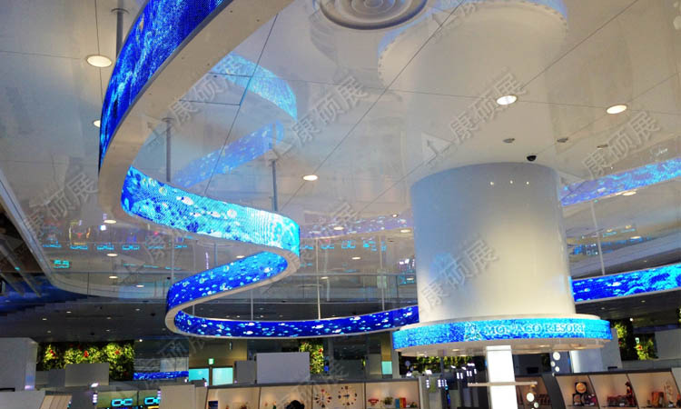 Creative flexible LED display Case