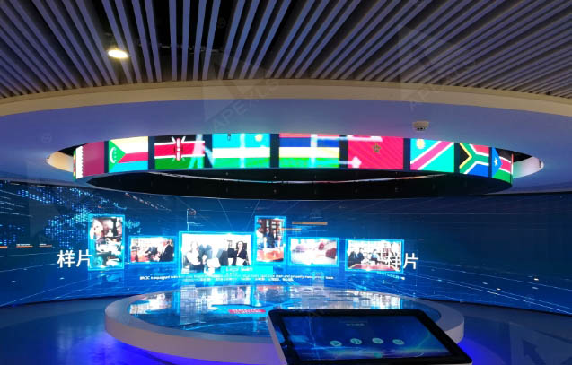 Shandong Qingdao Science and Technology Museum ring LED display screen