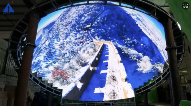 Application Cases of Dome Screen Flight Theaters