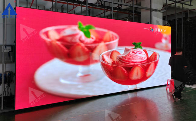 Regular small-pitch LED display screen