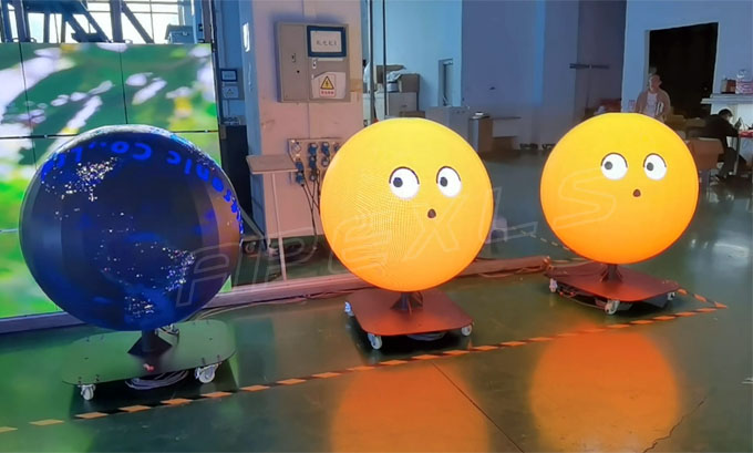 Diameter 1m sphere led display